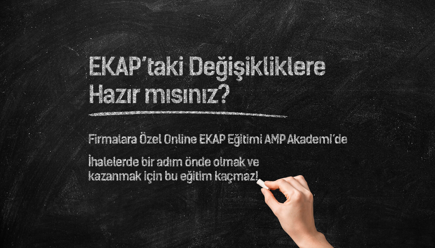 Firmalar için Online EKAP v2 Eğitimi AMP Akademi'de Firmalar için Online EKAP v2 Eğitimi AMP Akademi'de