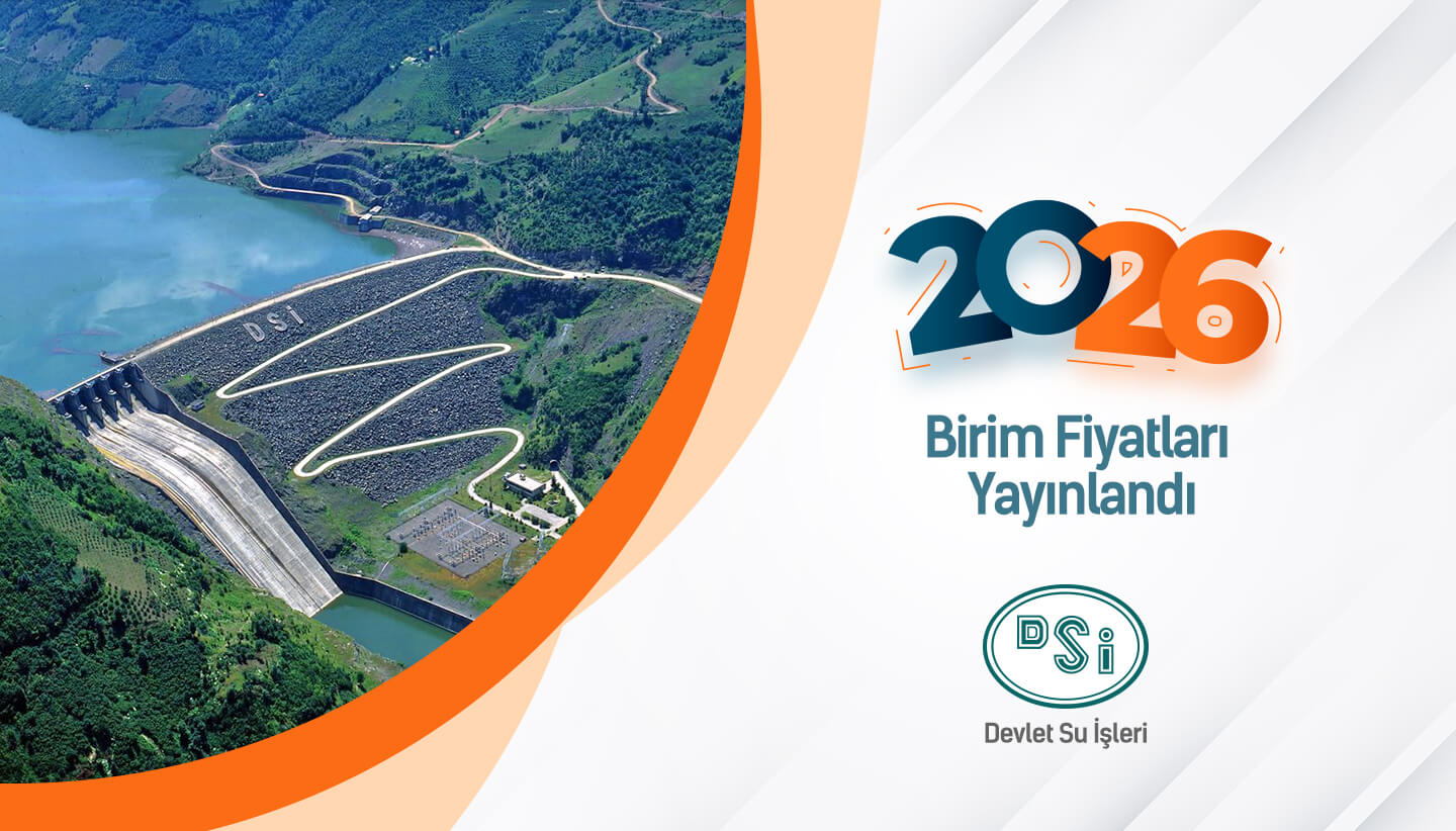 Devlet Su İşleri (DSİ) 2026 Birim Fiyatları Yayınlandı ve AMP' de kullanıma hazır! Devlet Su İşleri (DSİ) 2026 Birim Fiyatları Yayınlandı ve AMP' de kullanıma hazır!