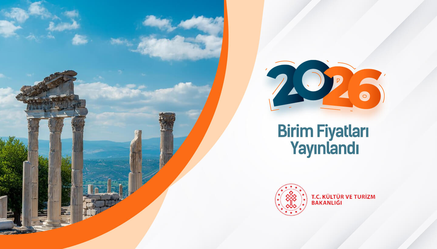 Kültür Bakanlığı 2026 Birim Fiyatları Yayınlandı ve AMP'de kullanıma hazır! Kültür Bakanlığı 2026 Birim Fiyatları Yayınlandı ve AMP'de kullanıma hazır!